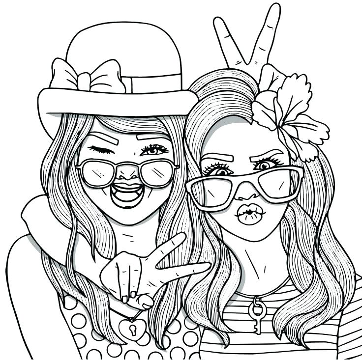 Amazing Coloring Pages For Best Friends Forever Coloring Pages 736x733 Amazing Coloring Pages For Best Friends Forever Coloring Pages