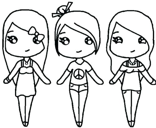 Cute Girl Coloring Pages Best Friend Coloring Pages Online 500x413 Cute Girl Coloring Pages Best Friend Coloring Pages Online