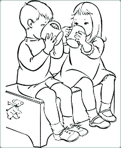 Best Friend Coloring Pages For Girls at GetColorings.com | Free ...