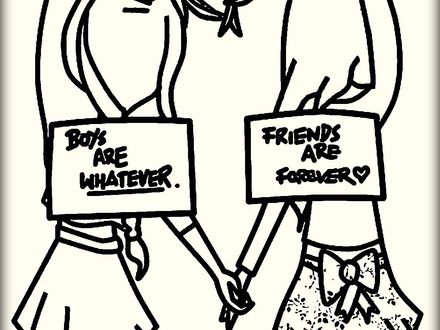 440x330 Best Friend Coloring Pages 18 Best Friend Coloring Pages To Print