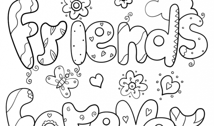 Best Friend Ever Coloring Pages Coloring Pages