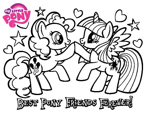 Best Friends Forever Coloring Pages 600x470 Best Friends Forever Coloring Pages