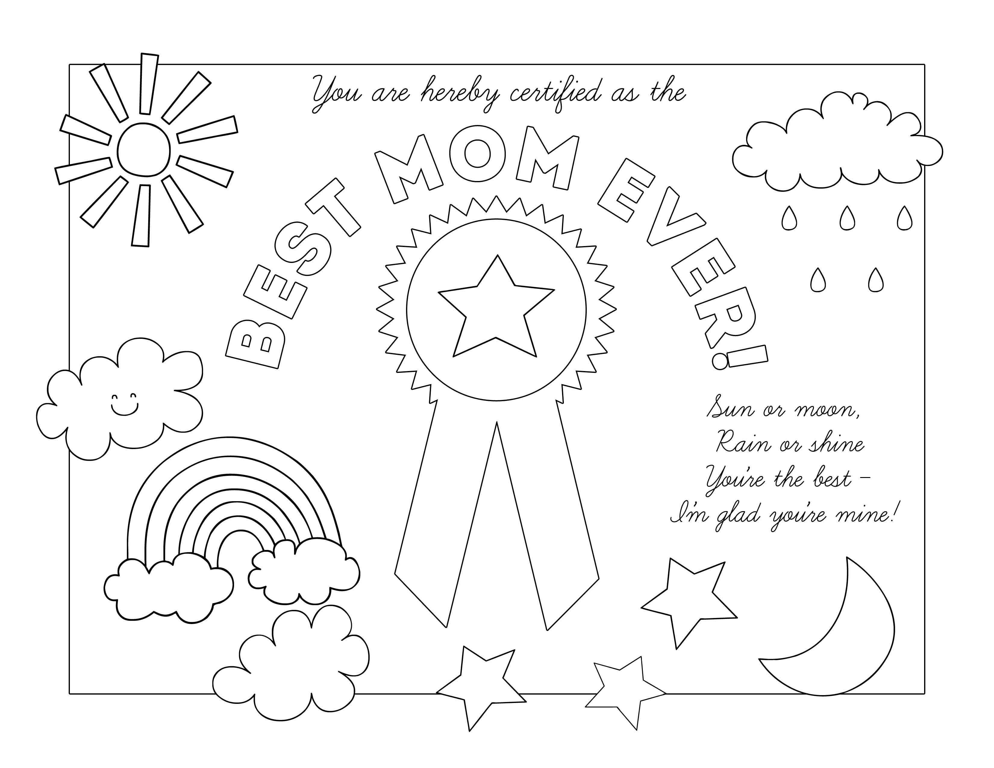 Mothers Day Coloring Pages 3300x2550 Mothers Day Coloring Pages