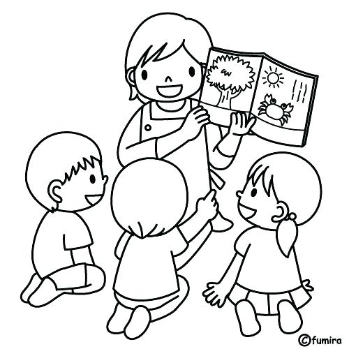 Teacher Coloring Pages 500x500 Teacher Coloring Pages