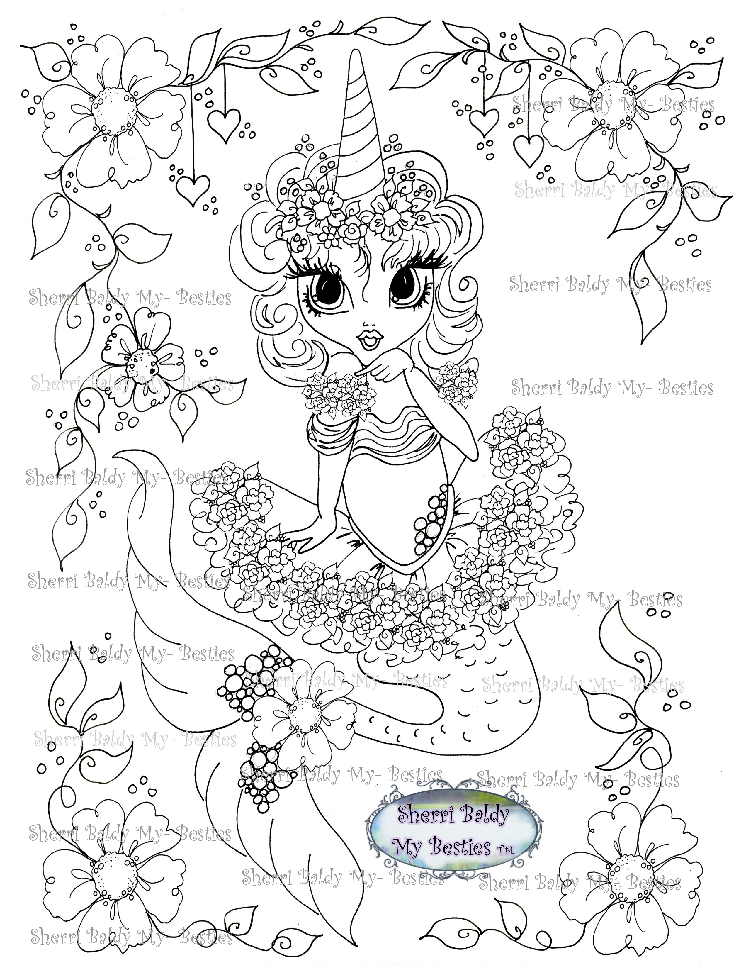 2545x3325 Instant Download My Besties ~ My Besties Coloring Pages
