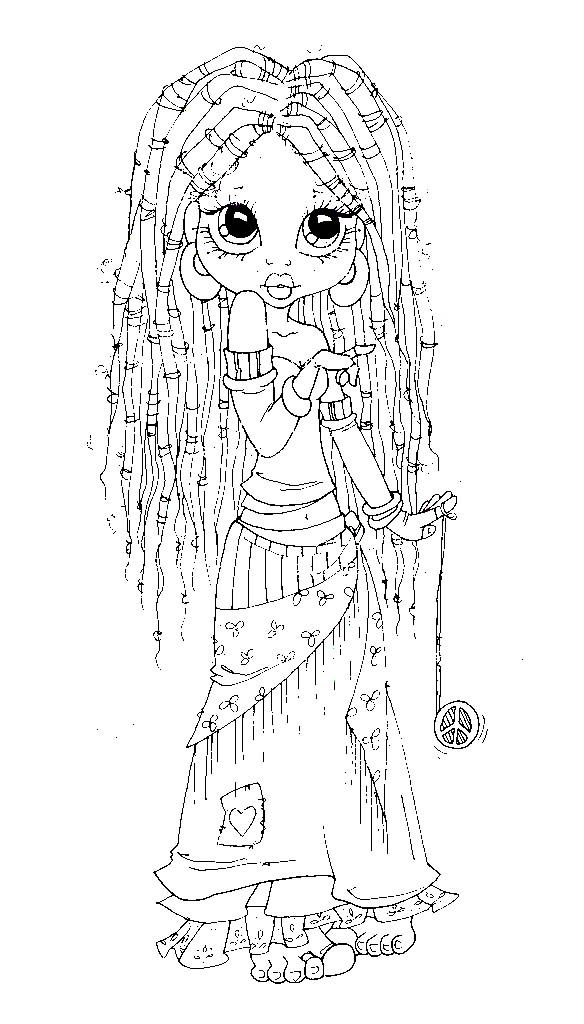 584x1024 Besties Images Adult Coloring Digital On Beautiful Girl Horns