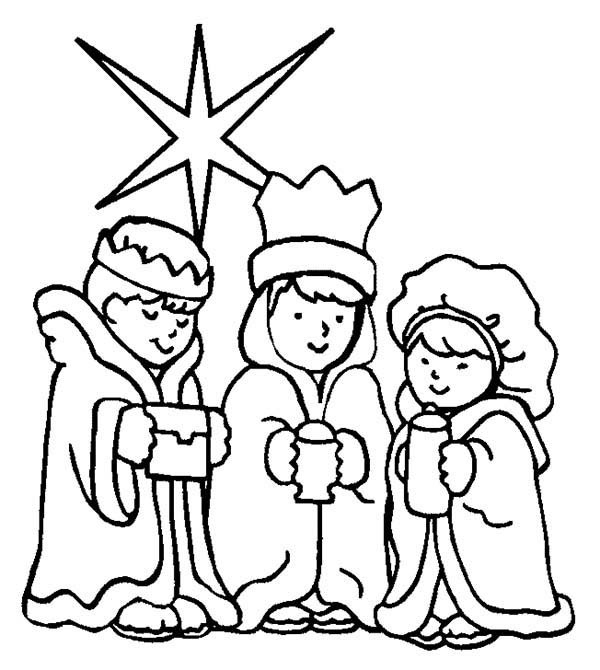 Three Kings And Star Of Bethlehem Coloring Pages Batch Coloring 600x670 Three Kings And Star Of Bethlehem Coloring Pages Batch Coloring