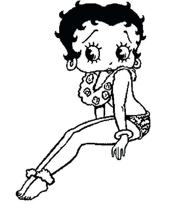 700x800 Betty Boop Coloring Pages Coloring Pages Printable Betty Boop Face
