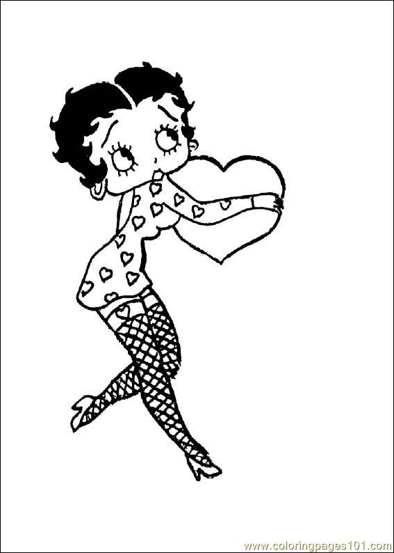 567x794 Betty Boop Coloring Pages Unique Free Betty Boop Angel Coloring