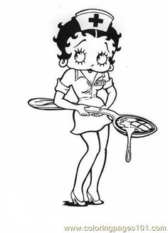 236x327 Free Adult Coloring Betty Boop Pages Printable Betty Boop