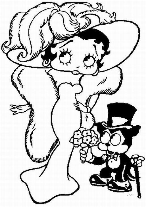 514x725 Betty Boop Coloring Pages Learn To Coloring