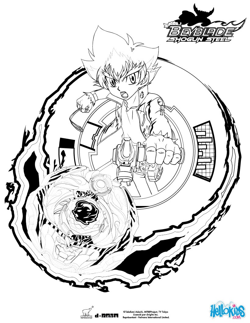 820x1060 Beyblade Coloring Pages