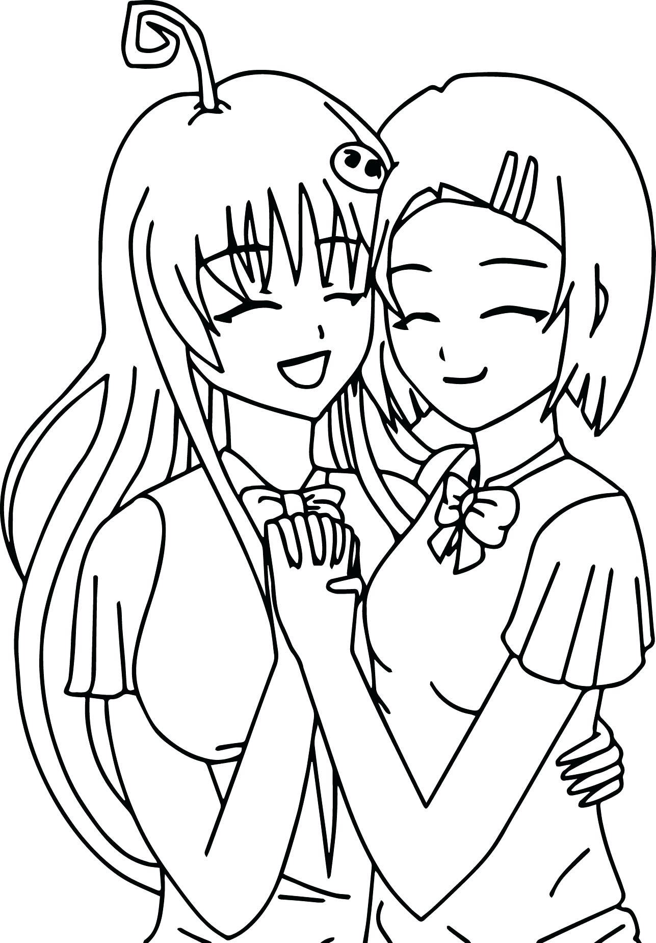 1287x1849 Exploit Best Friend Coloring Pages To Print Friends Forever Page