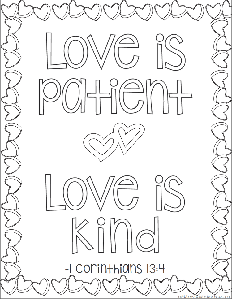 750x966 Love Is Patient Graphic Insipiration Sunday School