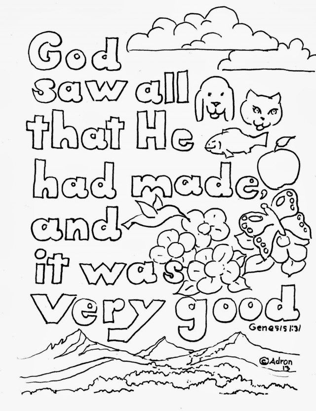 Bible Verse Coloring Pages For Kids at GetColorings.com | Free ...