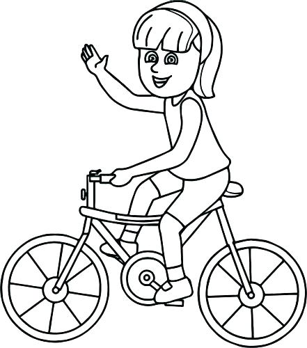 441x500 Bike Coloring Page Bicycle Coloring Pages Coloring Page Bicycle