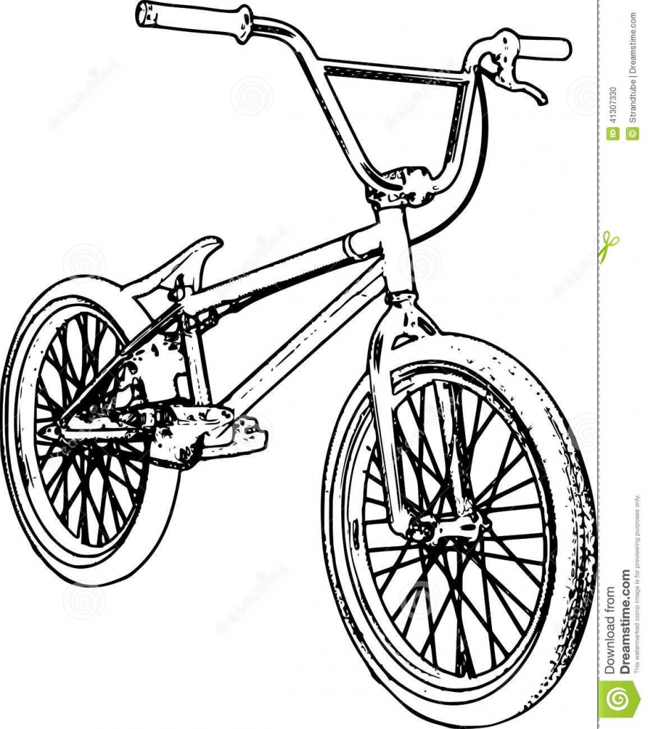 910x1024 Quickly Bike Coloring Pages Bicycle 3 Page At Studynow Me To Bmx