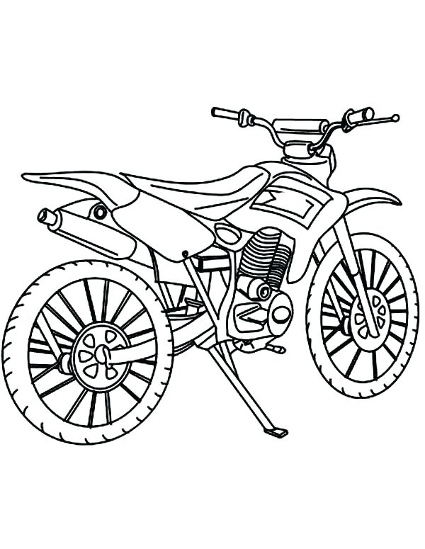 600x775 Bicycle Coloring Pages Ideal Dirt Bike Coloring Pages Pic Bmx Bike
