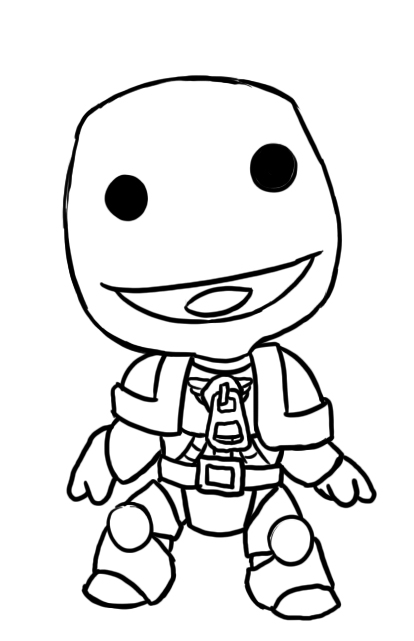 Little Big Planet 3 Coloring Pages Little Big Planet Coloring 414x641 Little Big Planet 3 Coloring Pages Little Big Planet Coloring