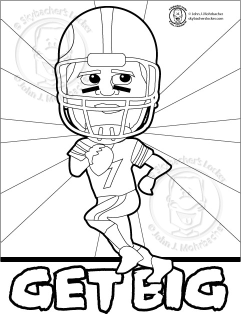 Another Big Ben Steelers Coloring Page Skybacher's Locker 482x628 Another Big Ben Steelers Coloring Page Skybacher's Locker