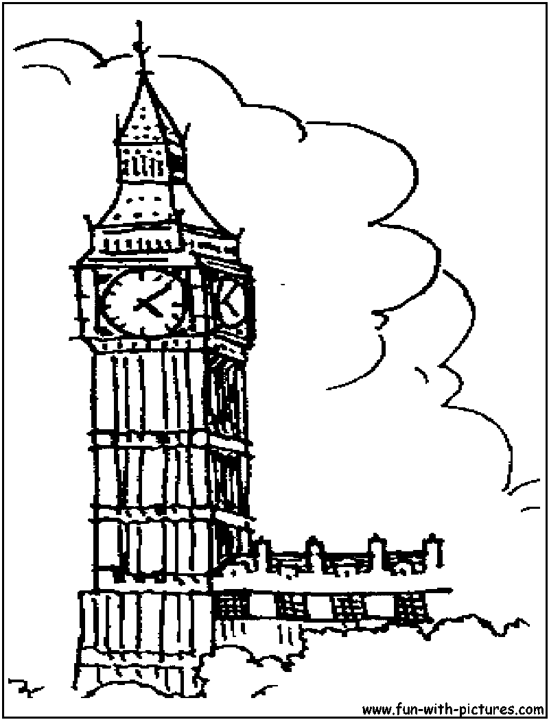 Big Ben In London Coloring Pages Big Ben And Big 800x1050 Big Ben In London Coloring Pages Big Ben And Big