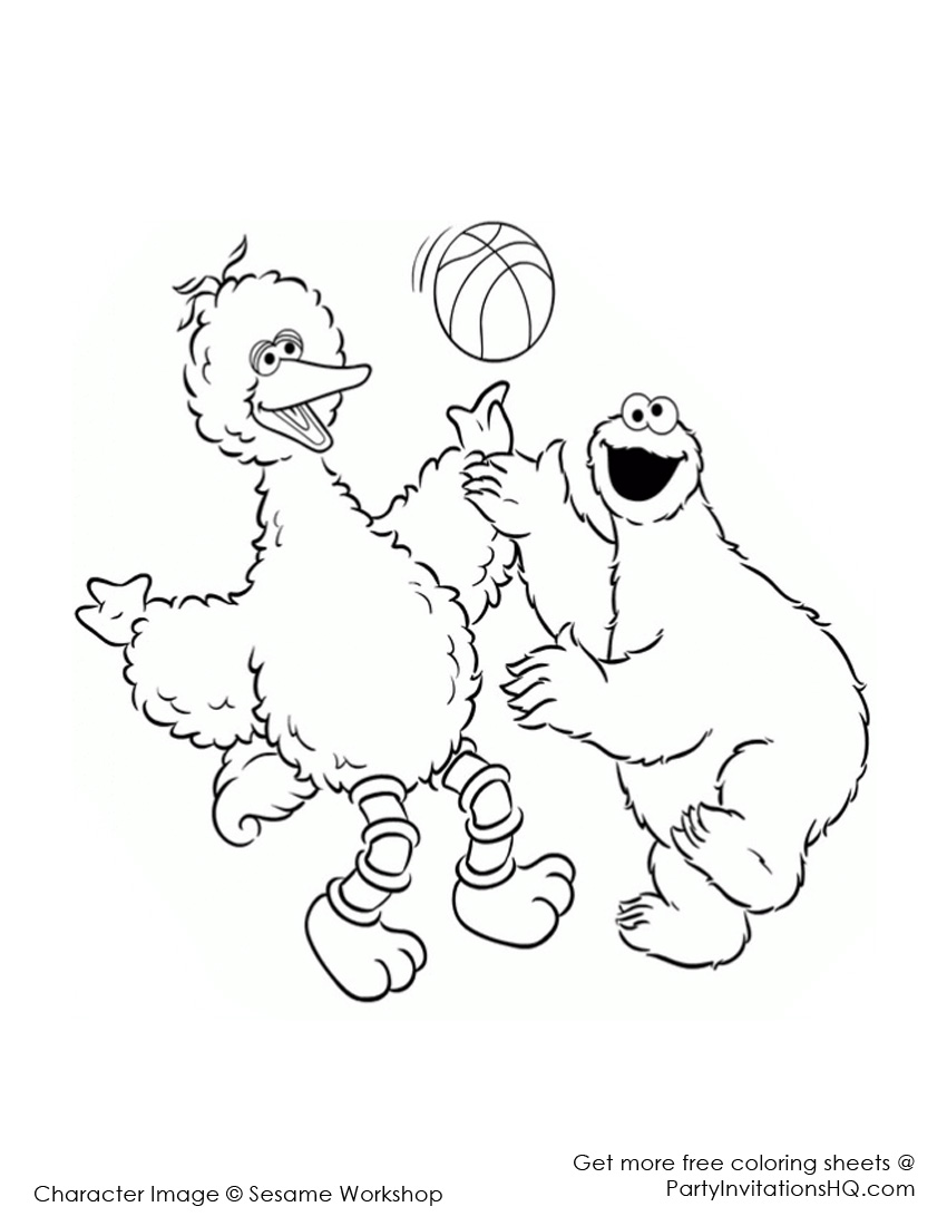Big Big Friend Coloring Pages