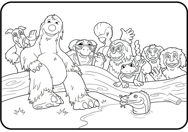 Big Big Friend Coloring Pages Its A Big Big World Coloring Pages 640x452 Big Big Friend Coloring Pages Its A Big Big World Coloring Pages