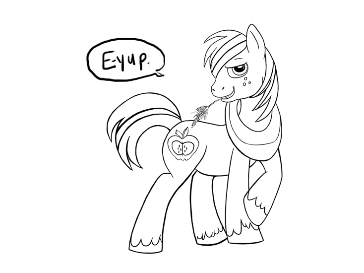 Big Mac Coloring Page By Kamiraceeker 734x550 Big Mac Coloring Page By Kamiraceeker