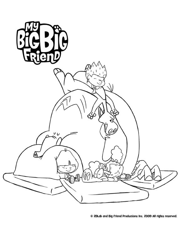 Big Big Friend Coloring Pages 23 Best My Big Big Friend Images 575x720 Big Big Friend Coloring Pages 23 Best My Big Big Friend Images