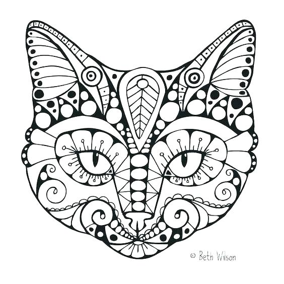 564x564 Big Cat Coloring Pages Cats Pictures