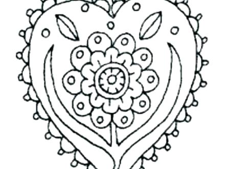Big Flower Coloring Pages Printable Flower Coloring Pages 440x330 Big Flower Coloring Pages Printable Flower Coloring Pages