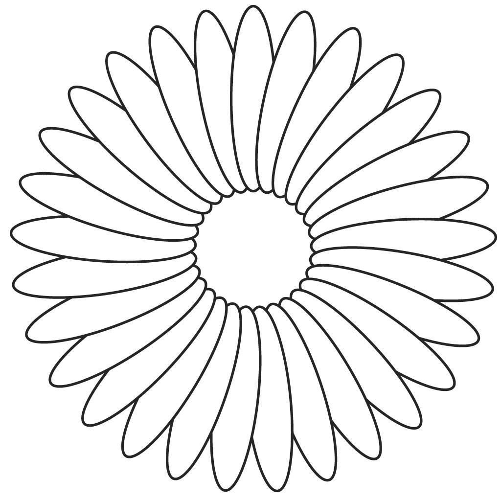 Big Flower Coloring Sheet Coloring Sheets 1024x1024 Big Flower Coloring Sheet Coloring Sheets