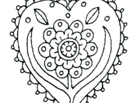 Printable Flower Coloring Pages For Adults Big Flower Coloring 440x330 Printable Flower Coloring Pages For Adults Big Flower Coloring