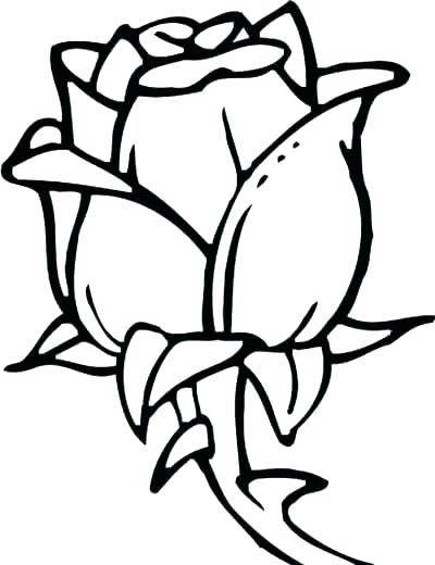 Big Flower Coloring Pages 400x520 Big Flower Coloring Pages