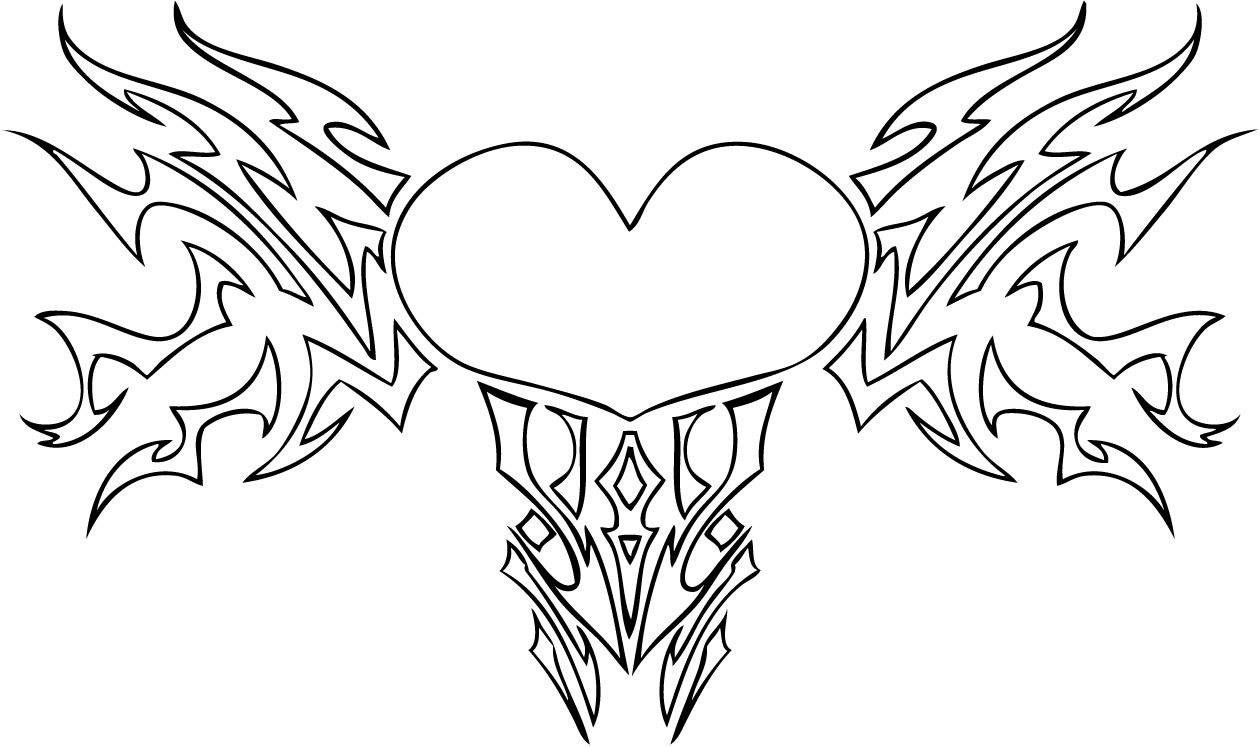 Big Images Of Hearts To Color Coloring Pages 14547 1260x747 Big Images Of Hearts To Color Coloring Pages 14547