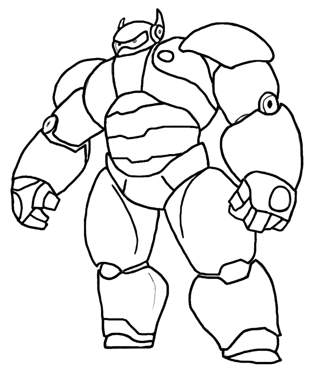 Big Hero 6 Coloring Pages Birthday Printable 1020x1200 Big Hero 6 Coloring Pages Birthday Printable
