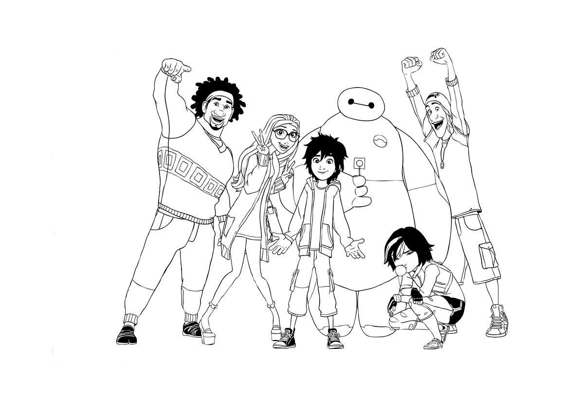 Big Hero 6 Coloring Pages 1200x820 Big Hero 6 Coloring Pages