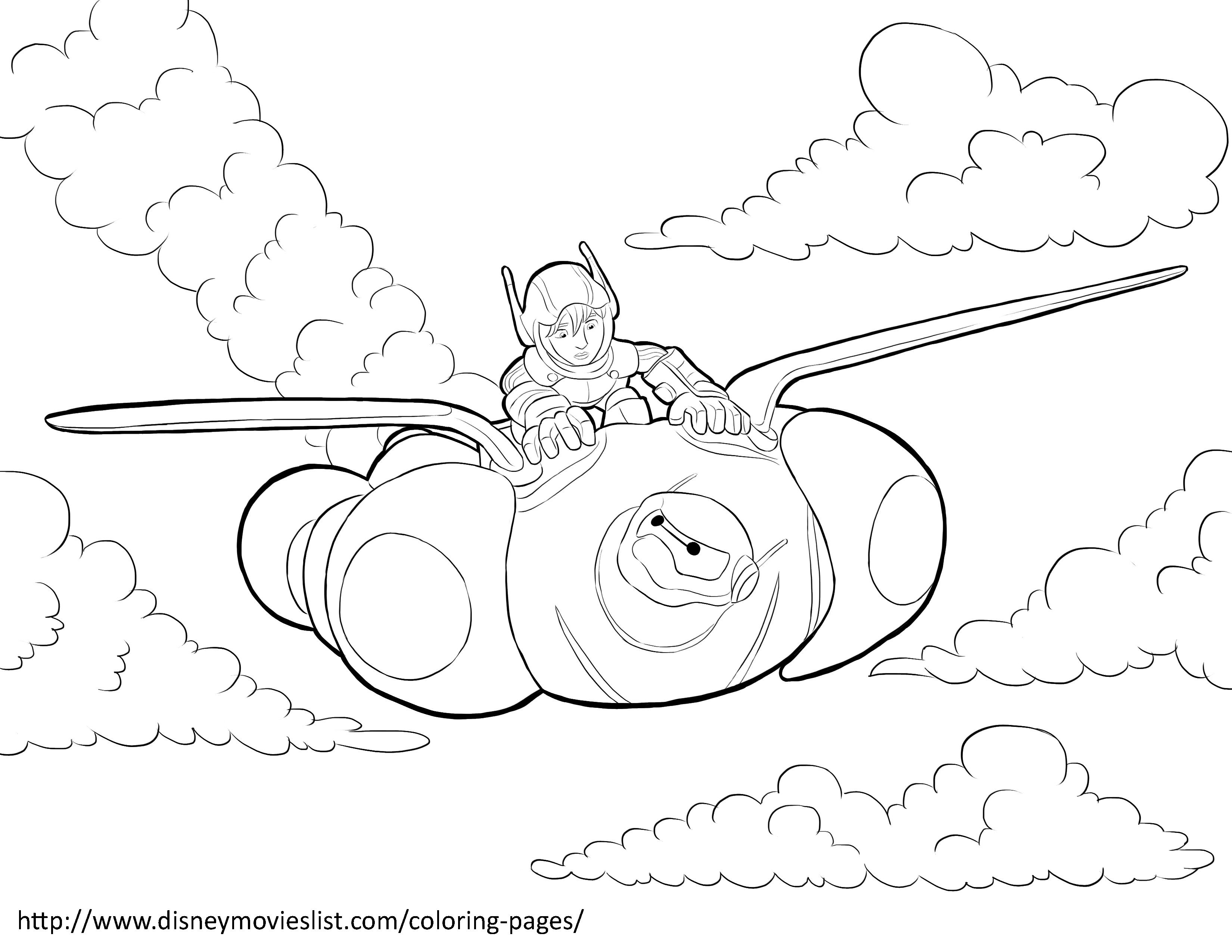 Disney's Big Hero 6hiro And Baymax Flying Coloring Page Big Hero 3300x2550 Disney's Big Hero 6hiro And Baymax Flying Coloring Page Big Hero