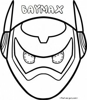 Printable Big Hero 6 Baymax Armor Mask Coloring Pages Cut Out 295x338 Printable Big Hero 6 Baymax Armor Mask Coloring Pages Cut Out