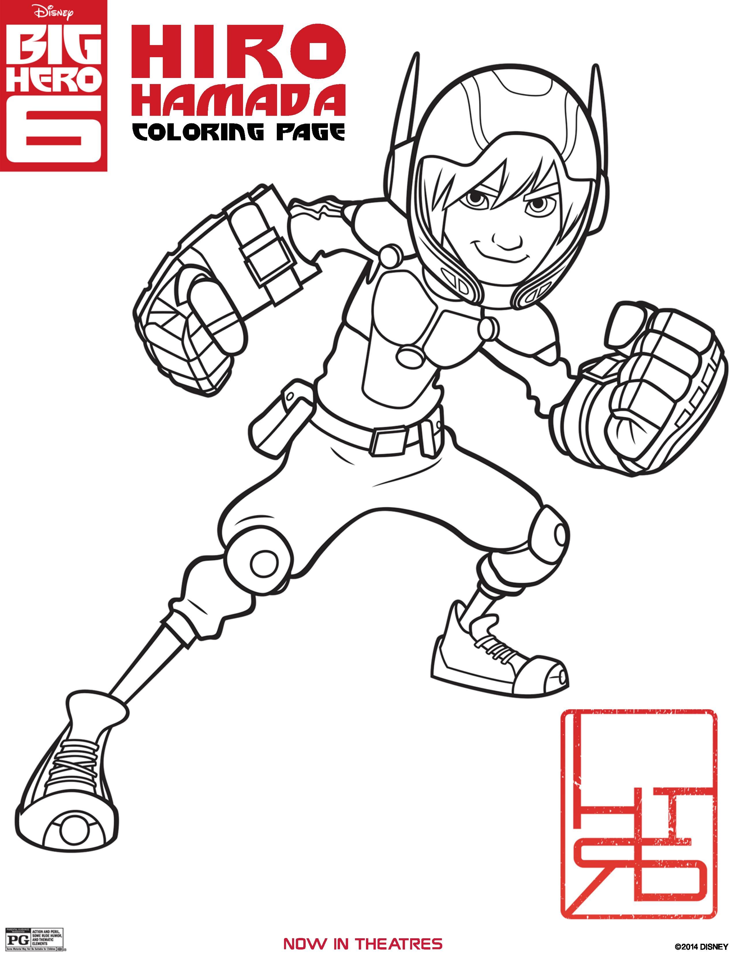 Big Hero 6 Coloring Pages, Activity Sheets, And Printables Hero 2550x3300 Big Hero 6 Coloring Pages, Activity Sheets, And Printables Hero