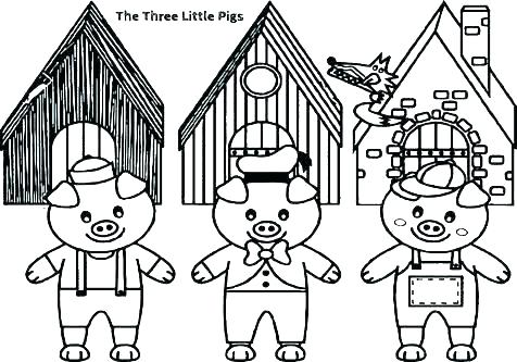 Coloring Pages For Adults Printable The Three Little Pigs Big 476x333 Coloring Pages For Adults Printable The Three Little Pigs Big
