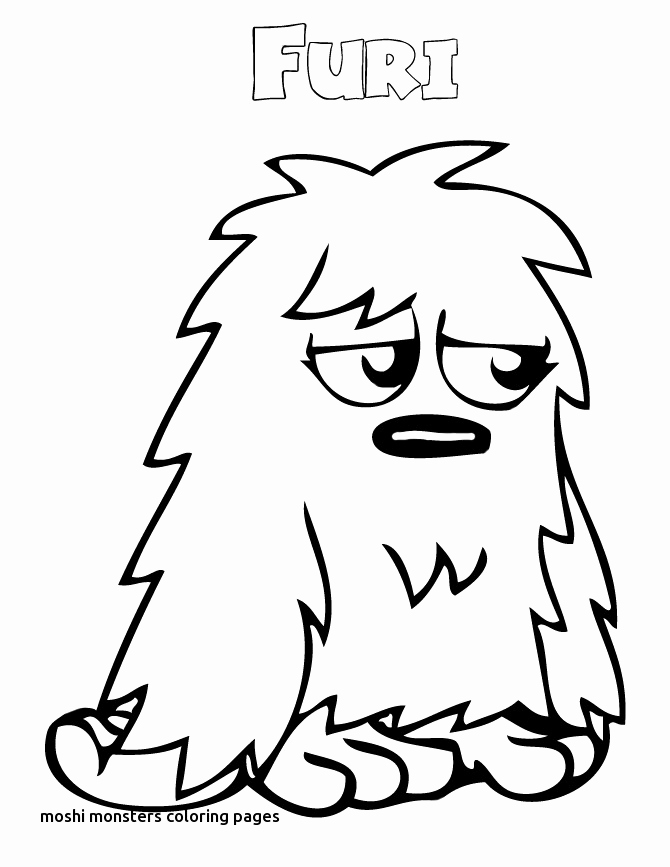 Monster Coloring Pages Printable Printable Coloring Page For Moshi 670x867 Monster Coloring Pages Printable Printable Coloring Page For Moshi