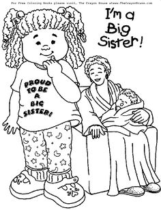 236x308 Big Sister Coloring Pages Printable Color Bros