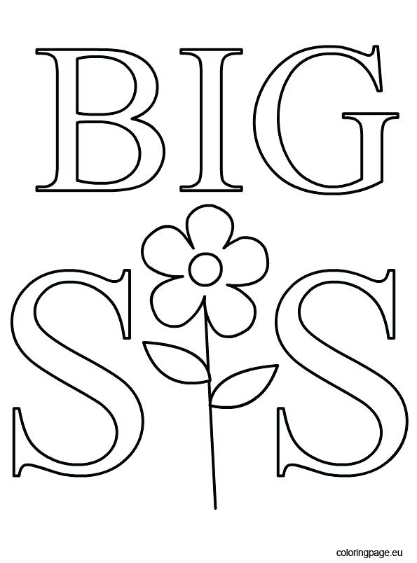 595x804 Big Sister Coloring Pages Impair.co