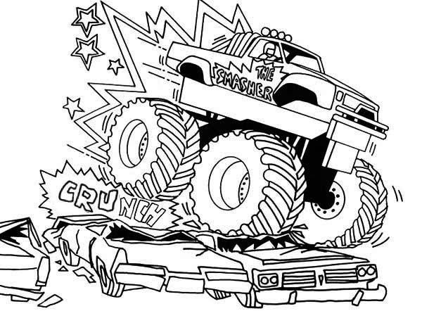 Bigfoot Monster Truck Coloring Pages Coloring Pages 600x442 Bigfoot Monster Truck Coloring Pages Coloring Pages