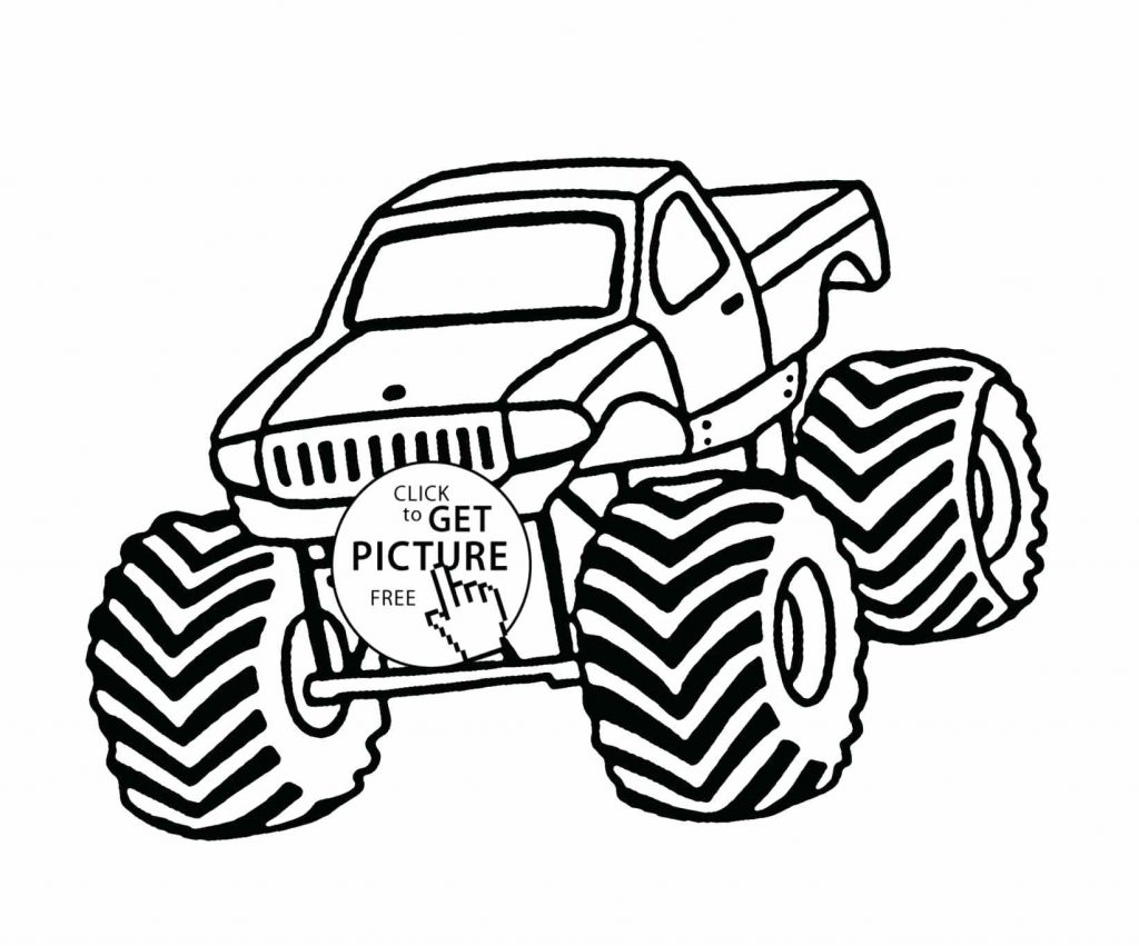 Bigfoot Monster Truck Coloring Pages at GetColorings.com | Free ...