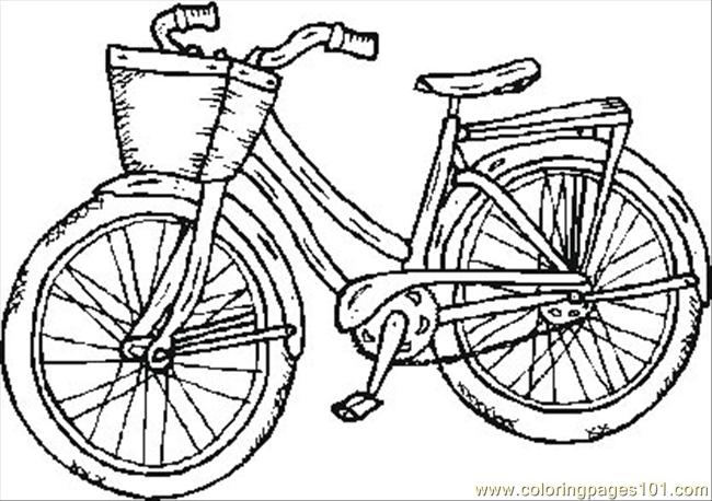 650x458 Bike Coloring Pages Printable