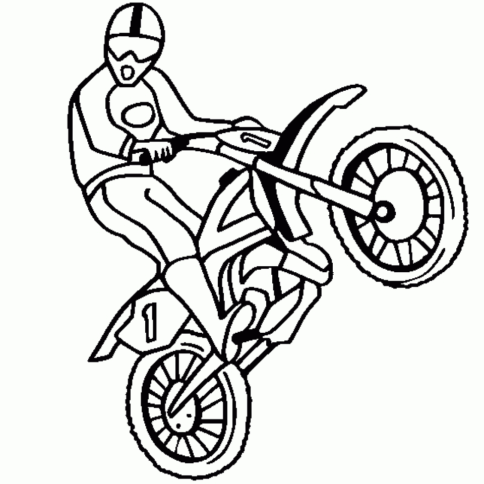 960x960 Bike Coloring Pages With Wallpaper High Quality Resolution New