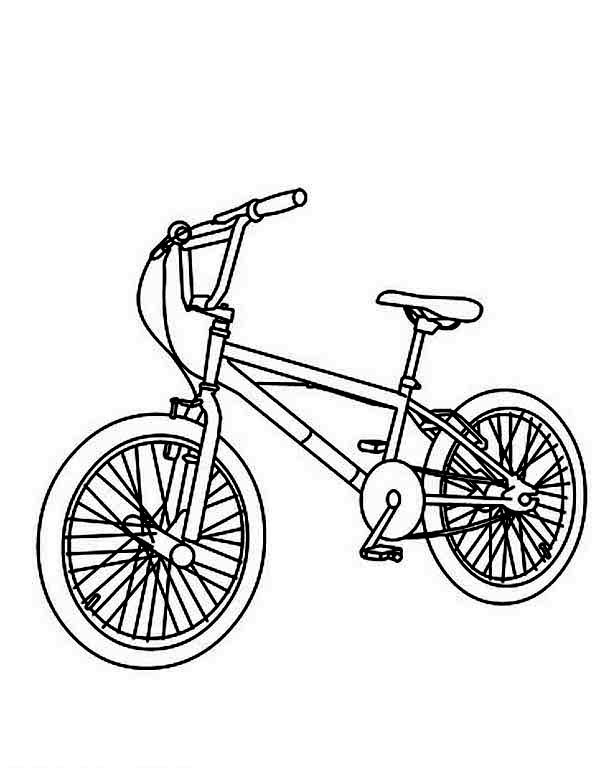 600x775 Bmx Bike Coloring Pages Color Bros