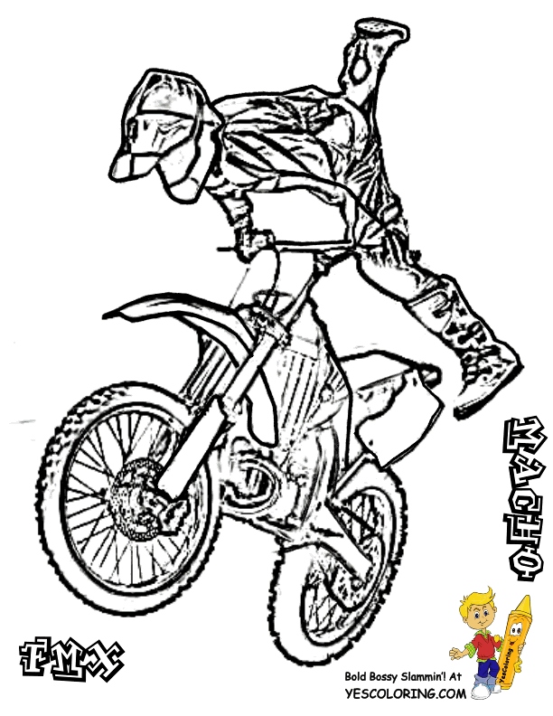612x792 Dirt Bike Coloring Pages Inspirational Dirt Bike Coloring Pages